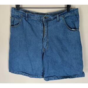 Mens Duke Denim Jean Shorts Relaxed Fit 38